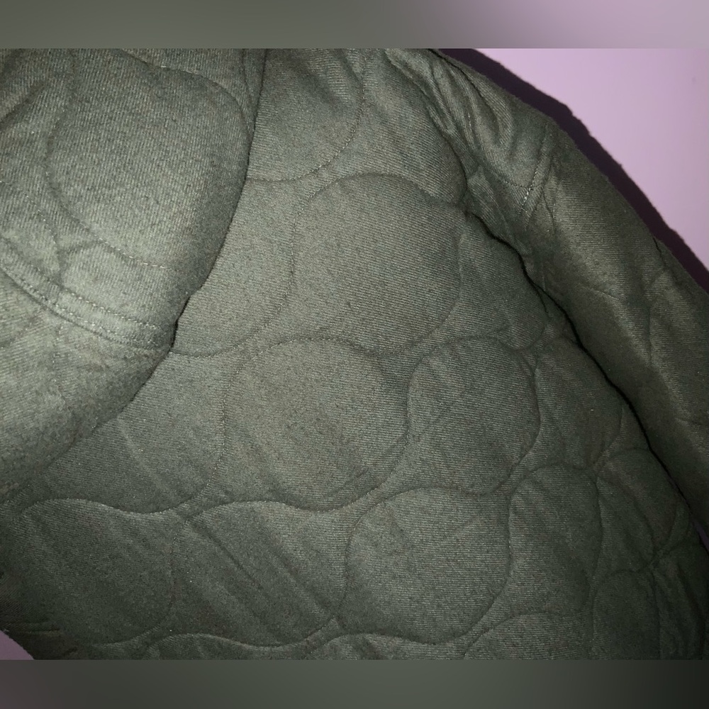 BDG Green Quilted Jacket - Picture 6 of 8